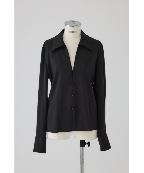 Open collar slim SH JK オープンカラースリムシャツジャケット