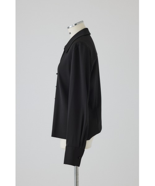 新品未使用タグ付き　Open collar slim SH JK Open collar slim SH JK オープンカラースリムシャツジャケット