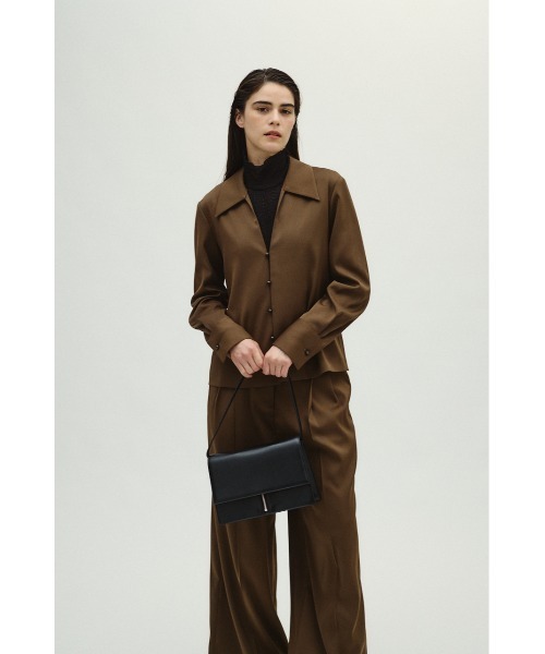 未使用級✨ RIM.ARK リムアーク リネンライク ノーカラージャケット 38 未使用級✨ RIM.ARK リムアーク リネンライク ノーカラージャケット 38