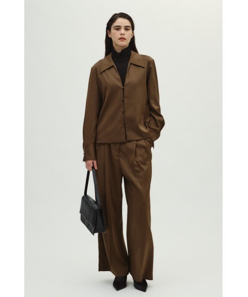 新品未使用タグ付き　Open collar slim SH JK Open collar slim SH JK オープンカラースリムシャツジャケット