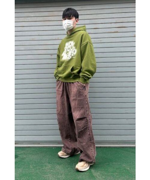 F.ILLUMINATE(フィルミネイト)の「ブラーエフェクトロゴフードパーカー-グリーン(パーカー・レディース・その他・SMALL/MEDIUM/LARGE)」の11枚目の写真