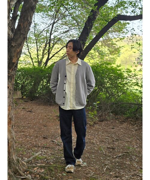 MUSINSA STANDARD（ムシンサスタンダード）の「ミニマルカーディガン[ライトグレー]（カーディガン/ボレロ・メンズ・その他・XX-LARGE/SMALL/MEDIUM/LARGE/X-LARGE）」の8枚目の写真