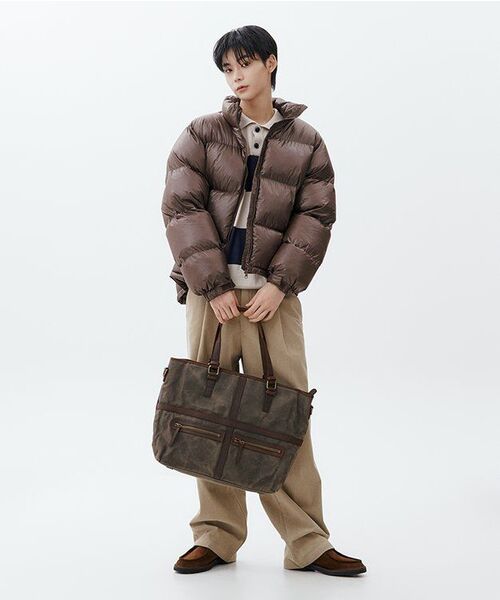 MUSINSA STANDARD（ムシンサスタンダード）の「14W コーデュロイワンタックワイドバンディングパンツ [ベージュ]（スラックス・メンズ・その他・40/38/42/36/34/32/30/26/28）」の8枚目の写真