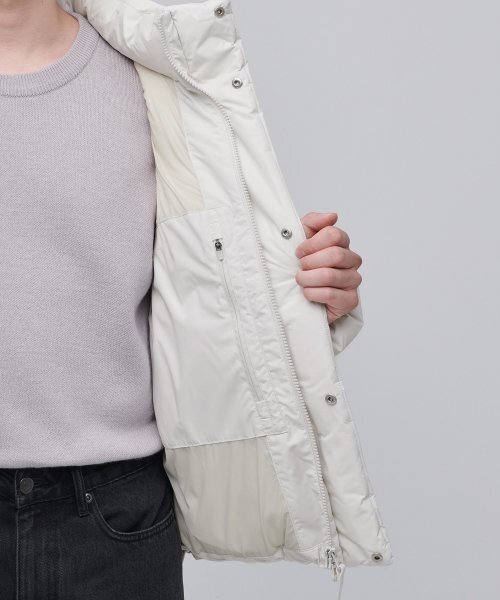 MUSINSA STANDARD(ムシンサスタンダード)の「グースダウンフグショートパッド入りジャケット【ダスティクリーム】(ダウンジャケット/コート・メンズ・その他・MEDIUM/LARGE/X-LARGE/XX-LARGE)」の11枚目の写真