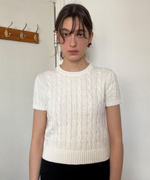 Sinoon Logo Twisted Knit (Cream)