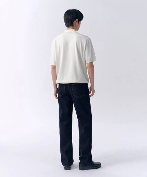 MUSINSA STANDARD（ムシンサスタンダード）の「ストレートデニムパンツ [ディープインディゴ]（デニムパンツ・メンズ・その他・38/36/34/32/30/31/33/26/27/28/29/40）」の4枚目の写真