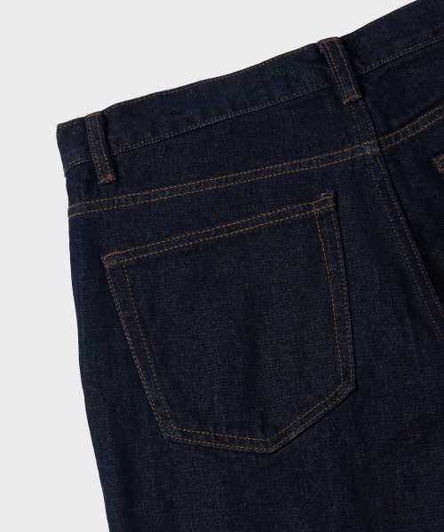 MUSINSA STANDARD（ムシンサスタンダード）の「ストレートデニムパンツ [ディープインディゴ]（デニムパンツ・メンズ・その他・38/36/34/32/30/31/33/26/27/28/29/40）」の7枚目の写真