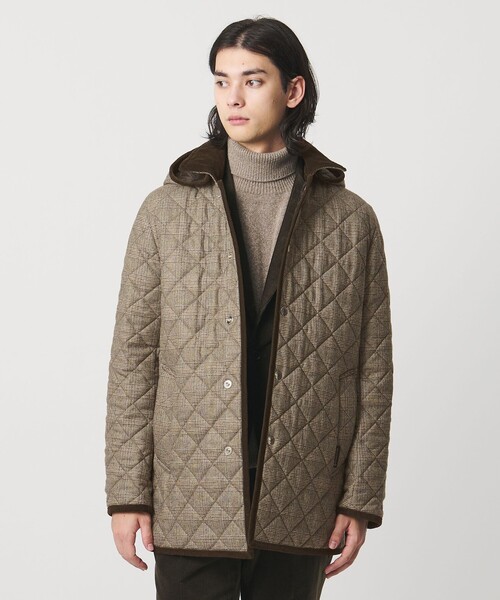Mackintosh（マッキントッシュ）の「【別注】＜MACKINTOSH＞CROCKETFORD EX/キルティング チェック フーデッドコート（その他アウター・メンズ・ブラウン系・36/40/38）」の2枚目の写真