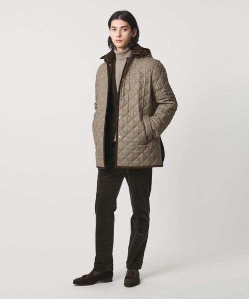 Mackintosh（マッキントッシュ）の「【別注】＜MACKINTOSH＞CROCKETFORD EX/キルティング チェック フーデッドコート（その他アウター・メンズ・ブラウン系・36/40/38）」の3枚目の写真