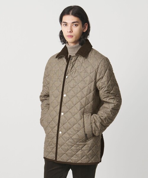 Mackintosh（マッキントッシュ）の「【別注】＜MACKINTOSH＞CROCKETFORD EX/キルティング チェック フーデッドコート（その他アウター・メンズ・ブラウン系・36/40/38）」の4枚目の写真