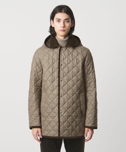 Mackintosh（マッキントッシュ）の「【別注】＜MACKINTOSH＞CROCKETFORD EX/キルティング チェック フーデッドコート（その他アウター・メンズ・ブラウン系・36/40/38）」の5枚目の写真
