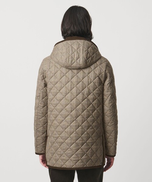 Mackintosh（マッキントッシュ）の「【別注】＜MACKINTOSH＞CROCKETFORD EX/キルティング チェック フーデッドコート（その他アウター・メンズ・ブラウン系・36/40/38）」の7枚目の写真