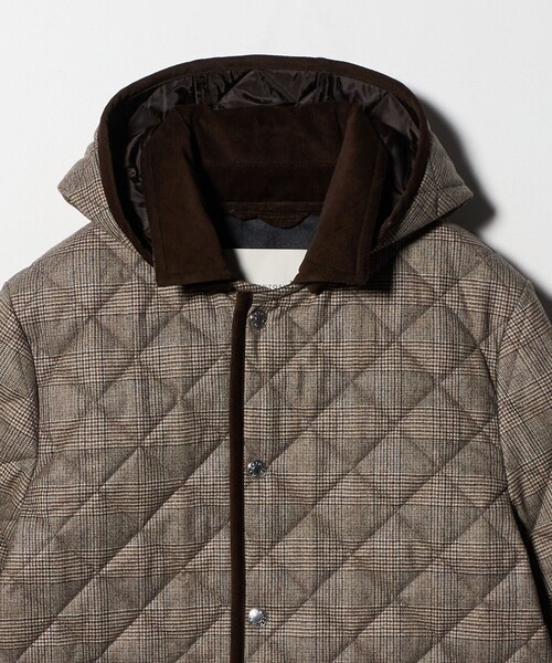 Mackintosh（マッキントッシュ）の「【別注】＜MACKINTOSH＞CROCKETFORD EX/キルティング チェック フーデッドコート（その他アウター・メンズ・ブラウン系・36/40/38）」の13枚目の写真