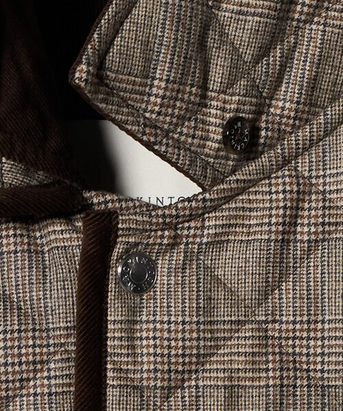 Mackintosh（マッキントッシュ）の「【別注】＜MACKINTOSH＞CROCKETFORD EX/キルティング チェック フーデッドコート（その他アウター・メンズ・ブラウン系・36/40/38）」の15枚目の写真