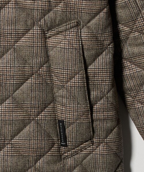 Mackintosh（マッキントッシュ）の「【別注】＜MACKINTOSH＞CROCKETFORD EX/キルティング チェック フーデッドコート（その他アウター・メンズ・ブラウン系・36/40/38）」の16枚目の写真