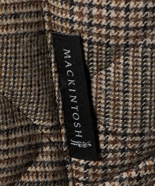 Mackintosh（マッキントッシュ）の「【別注】＜MACKINTOSH＞CROCKETFORD EX/キルティング チェック フーデッドコート（その他アウター・メンズ・ブラウン系・36/40/38）」の20枚目の写真