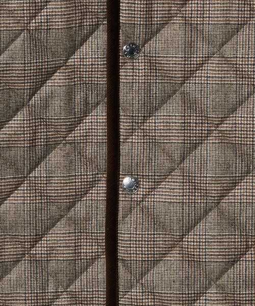 Mackintosh（マッキントッシュ）の「【別注】＜MACKINTOSH＞CROCKETFORD EX/キルティング チェック フーデッドコート（その他アウター・メンズ・ブラウン系・36/40/38）」の22枚目の写真