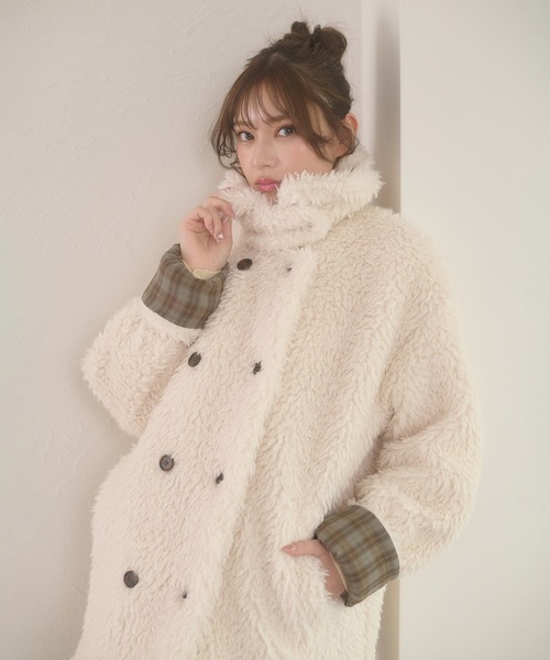 Ambre Neige（アンブルネージュ）の「poodle boa w big jacket
