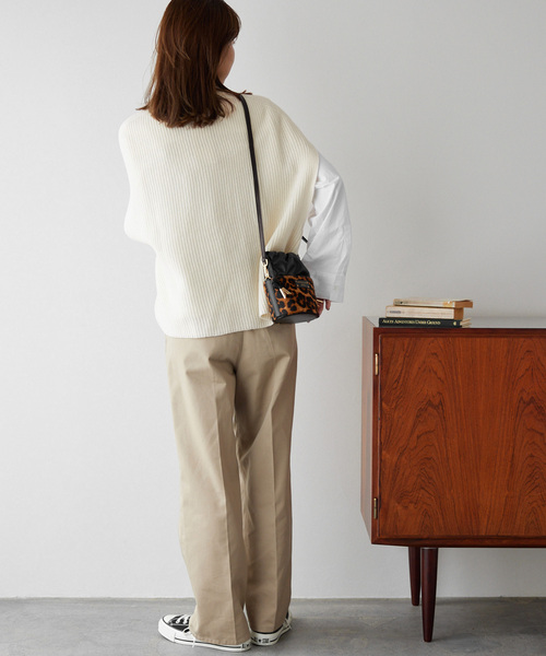 JOURNAL STANDARD relume（ジャーナルスタンダード　レリューム）の「《追加2》ハミルトンウール畔ベスト（ベスト・レディース・グレー/ネイビー/ホワイト・FREE）」の5枚目の写真