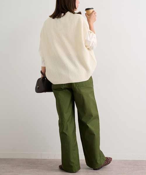 JOURNAL STANDARD relume（ジャーナルスタンダード　レリューム）の「《追加2》ハミルトンウール畔ベスト（ベスト・レディース・グレー/ネイビー/ホワイト・FREE）」の11枚目の写真