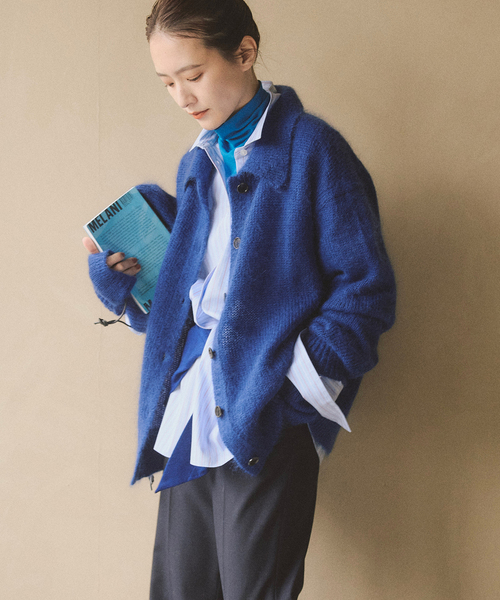 a&m アルパカミックスポロシャツニット（ニット/セーター）｜Spick