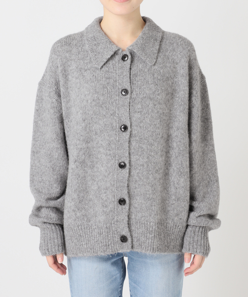 Spick & Span（スピックアンドスパン）の「a&m アルパカミックスポロシャツニット（ニット/セーター・レディース・グレー/イエロー/ブルー系その他・FREE）」の22枚目の写真