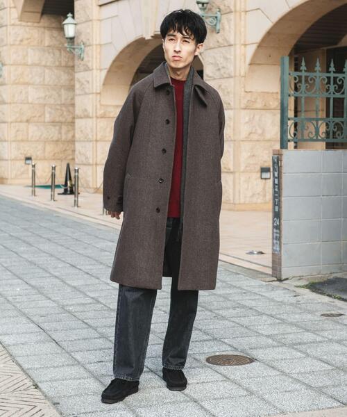[Urban Research Doors] ウールステンカラーコート URBAN RESEARCH DOORS（アーバンリサーチドアーズ） コート アウター