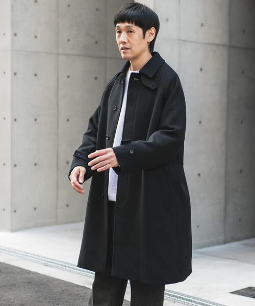 ウールメルトンステンカラーコート（ステンカラーコート）｜URBAN