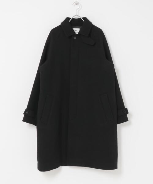 セール】ウールメルトンステンカラーコート（ステンカラーコート