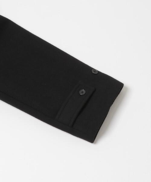 URBAN RESEARCH DOORS(アーバンリサーチドアーズ)の「ウールメルトンステンカラーコート(ステンカラーコート・メンズ・チェック/チャコールグレー/ブラック・MEDIUM/LARGE)」の4枚目の写真