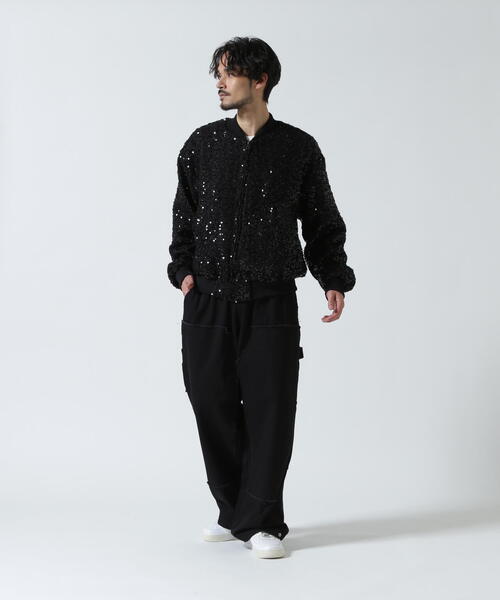 FR(13)NDS（フレンズ）の「FR(13)NDS/フレンズ/TWEED JUMPER（ブルゾン・メンズ・ブラック・F）」の2枚目の写真