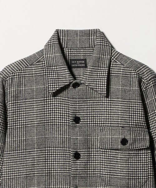 GUY ROVER＞グレンチェック カバーオールジャケット（カバーオール