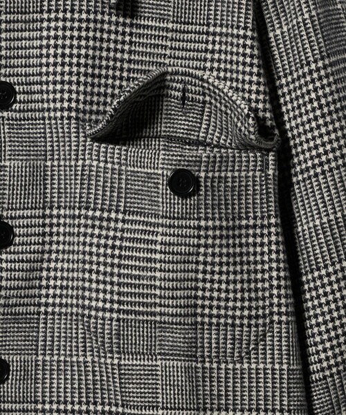 GUY ROVER＞グレンチェック カバーオールジャケット（カバーオール