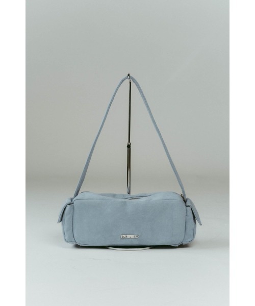 Knuth Marf（クヌースマーフ）の「rectangle suede shoulder bag（ショルダーバッグ・レディース・ブルー/チャコール・ONE SIZE）」の2枚目の写真