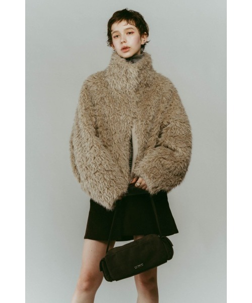 Knuth Marf（クヌースマーフ）の「rectangle suede shoulder bag（ショルダーバッグ・レディース・ブルー/チャコール・ONE SIZE）」の10枚目の写真
