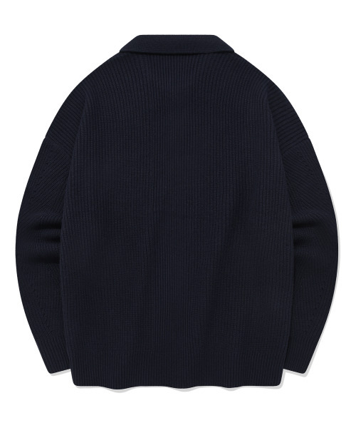 COVERNAT(カバーナット)の「ラムズウールカラーニットネイビー(ニット/セーター・レディース・その他・SMALL/LARGE/MEDIUM/X-LARGE)」の2枚目の写真