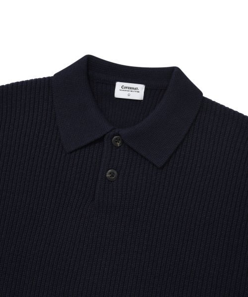 COVERNAT(カバーナット)の「ラムズウールカラーニットネイビー(ニット/セーター・レディース・その他・SMALL/LARGE/MEDIUM/X-LARGE)」の3枚目の写真
