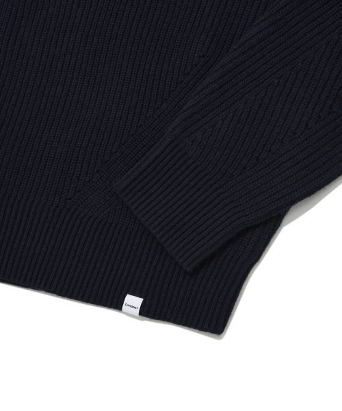 COVERNAT(カバーナット)の「ラムズウールカラーニットネイビー(ニット/セーター・レディース・その他・SMALL/LARGE/MEDIUM/X-LARGE)」の5枚目の写真