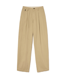 YALE（イェール）の「プレミアムヴィンテージワンタックコインポケットレギュラーチノパンツ_ベージュ（その他パンツ）」