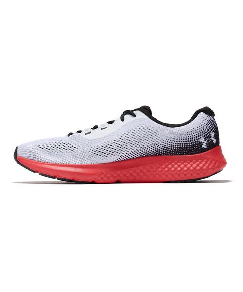 UNDER ARMOUR（アンダーアーマー）の「UAチャージド ローグ4 エクストラワイド（ランニング/メンズ）（スニーカー・メンズ・ホワイト×ネイビー・26.5cm/28.0cm/28.5cm/27.0cm/27.5cm/25.5cm/26.0cm/29.0cm/25.0cm）」の2枚目の写真