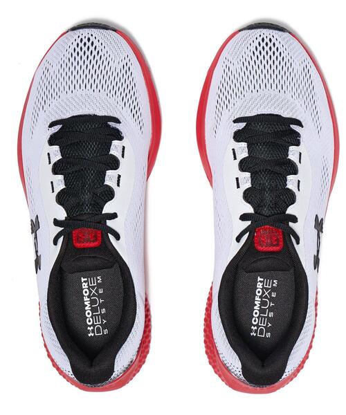 UNDER ARMOUR（アンダーアーマー）の「UAチャージド ローグ4 エクストラワイド（ランニング/メンズ）（スニーカー・メンズ・ホワイト×ネイビー・26.5cm/28.0cm/28.5cm/27.0cm/27.5cm/25.5cm/26.0cm/29.0cm/25.0cm）」の3枚目の写真