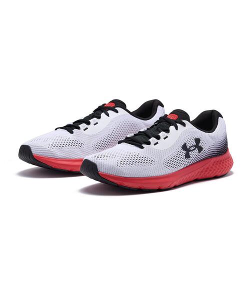 UNDER ARMOUR（アンダーアーマー）の「UAチャージド ローグ4 エクストラワイド（ランニング/メンズ）（スニーカー・メンズ・ホワイト×ネイビー・26.5cm/28.0cm/28.5cm/27.0cm/27.5cm/25.5cm/26.0cm/29.0cm/25.0cm）」の5枚目の写真