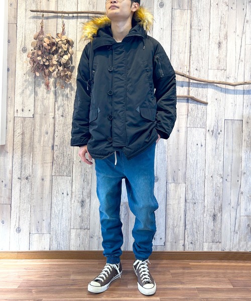 BEATJIVE(ビートジャイブ)の「N-3B メンズ(モッズコート・メンズ・カーキ/ブラック・LARGE/MEDIUM)」の10枚目の写真