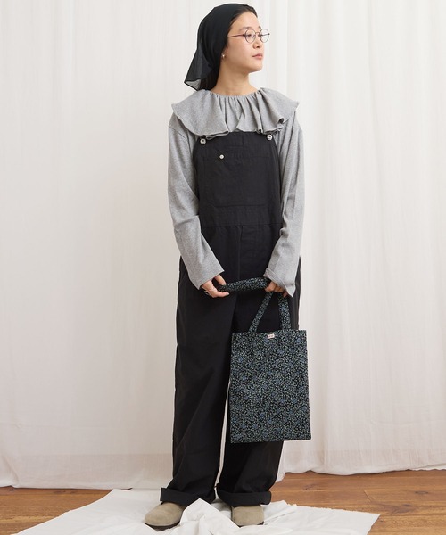 fig Ｌondon（フィグロンドン）の「ZIM tereko frill pullover（Tシャツ/カットソー・レディース・グレー/ブラック/ホワイト・FREE）」の7枚目の写真