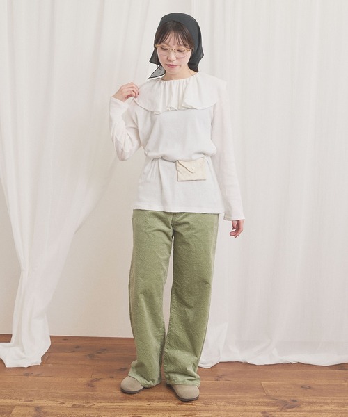 fig London（フィグロンドン）の「_ZIM tereko frill pullover（T