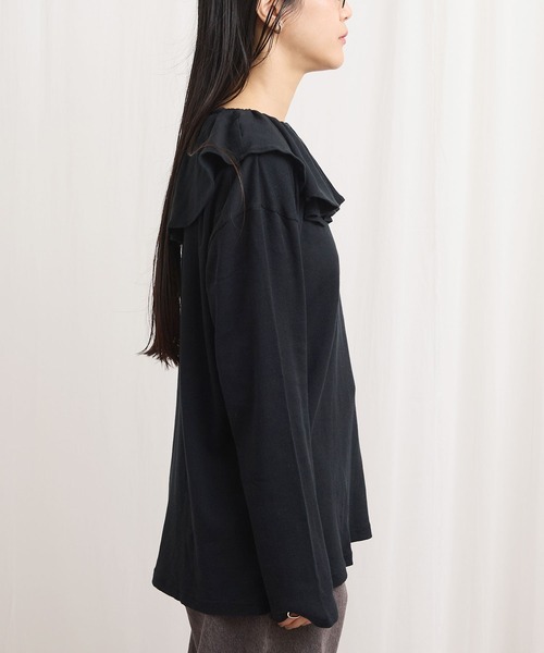 fig London（フィグロンドン）の「_ZIM tereko frill pullover（T