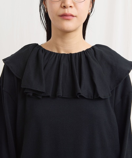fig London（フィグロンドン）の「_ZIM tereko frill pullover（T