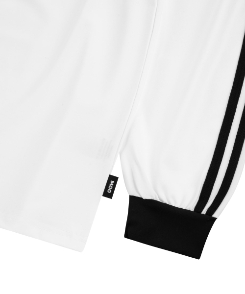 MOO(エムオーオー)の「本トラックロングスリーブフットボールジャージ - ホワイト(Tシャツ/カットソー・レディース・その他・LARGE)」の5枚目の写真