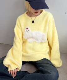 w closet | シャギーDOGニット(ニット/セーター)