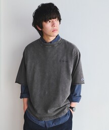 Champion（チャンピオン）の「【別注】＜Champion＞フェード クルーネック 半袖 スウェット（スウェット）」
